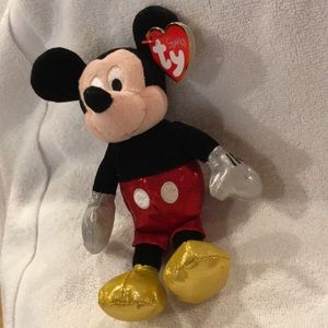 mickey beanie baby